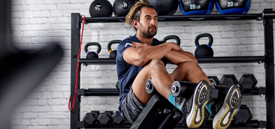 Weight Bench Leg Extension Example