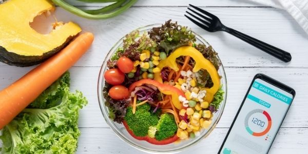 Counting calories of a meal